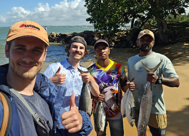 Fishing Action on Deck
